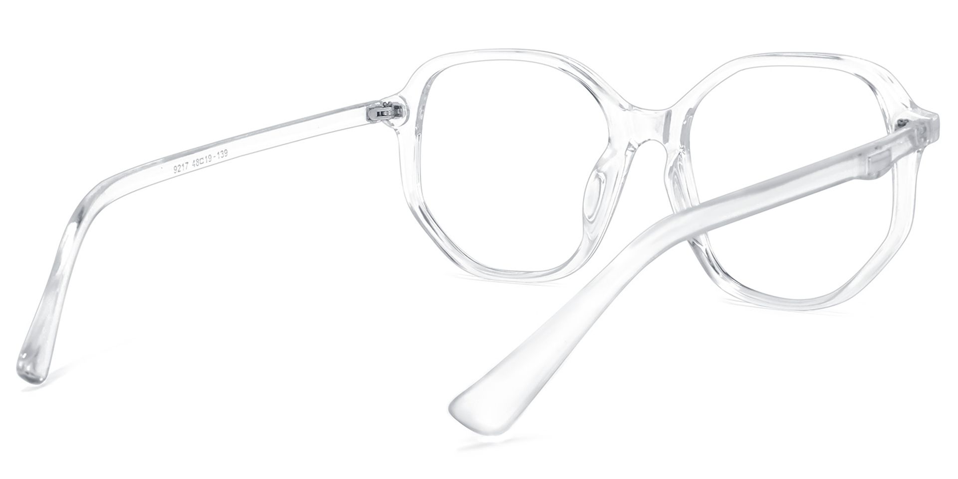 Rylee Geometric Clear Glasses | ZEELOOL UK4