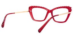 Sophie Cateye Red Glasses4