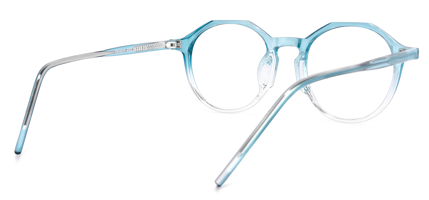 Sasha Round Light-Blue Glasses | ZEELOOL UK4
