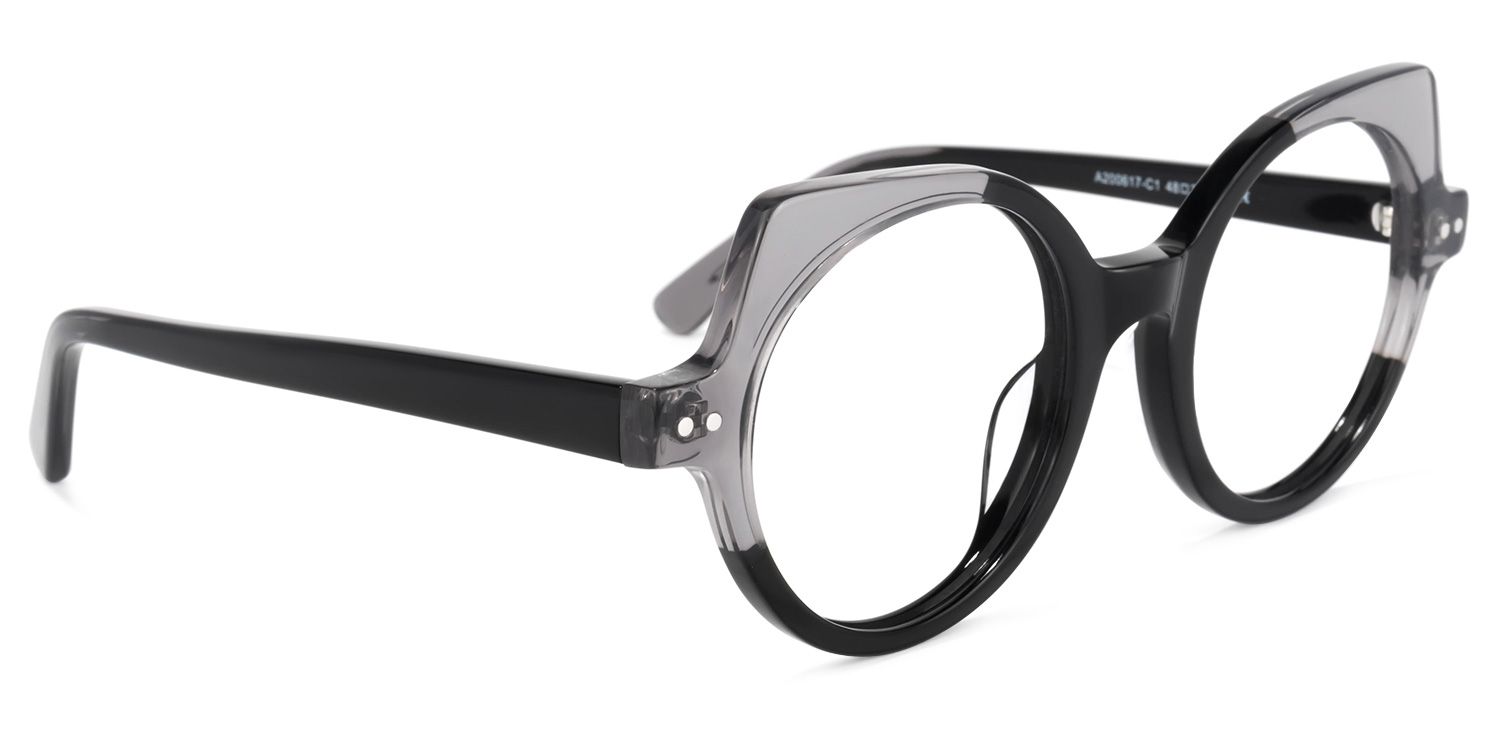 Gilbert Cateye Black Glasses | ZEELOOL UK2