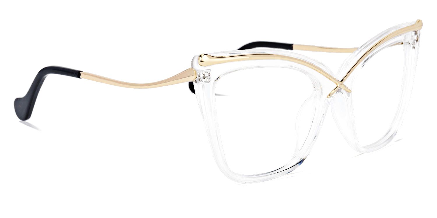 Winston Butterfly Clear Frame Glasses | ZEELOOL UK2