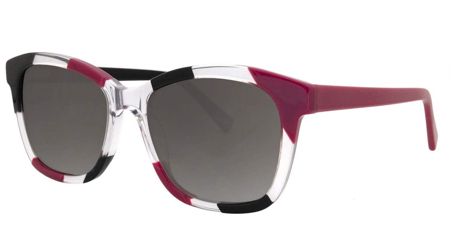 Ainslee Square Black Sunglasses | ZEELOOL UK2