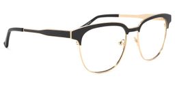 Wren Browline Black-Gold Glasses4