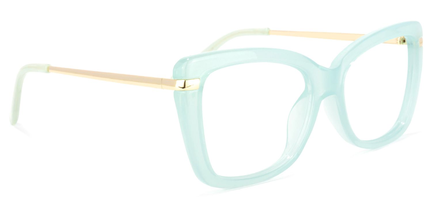 Yulia Cateye Green Glasses | ZEELOOL UK2