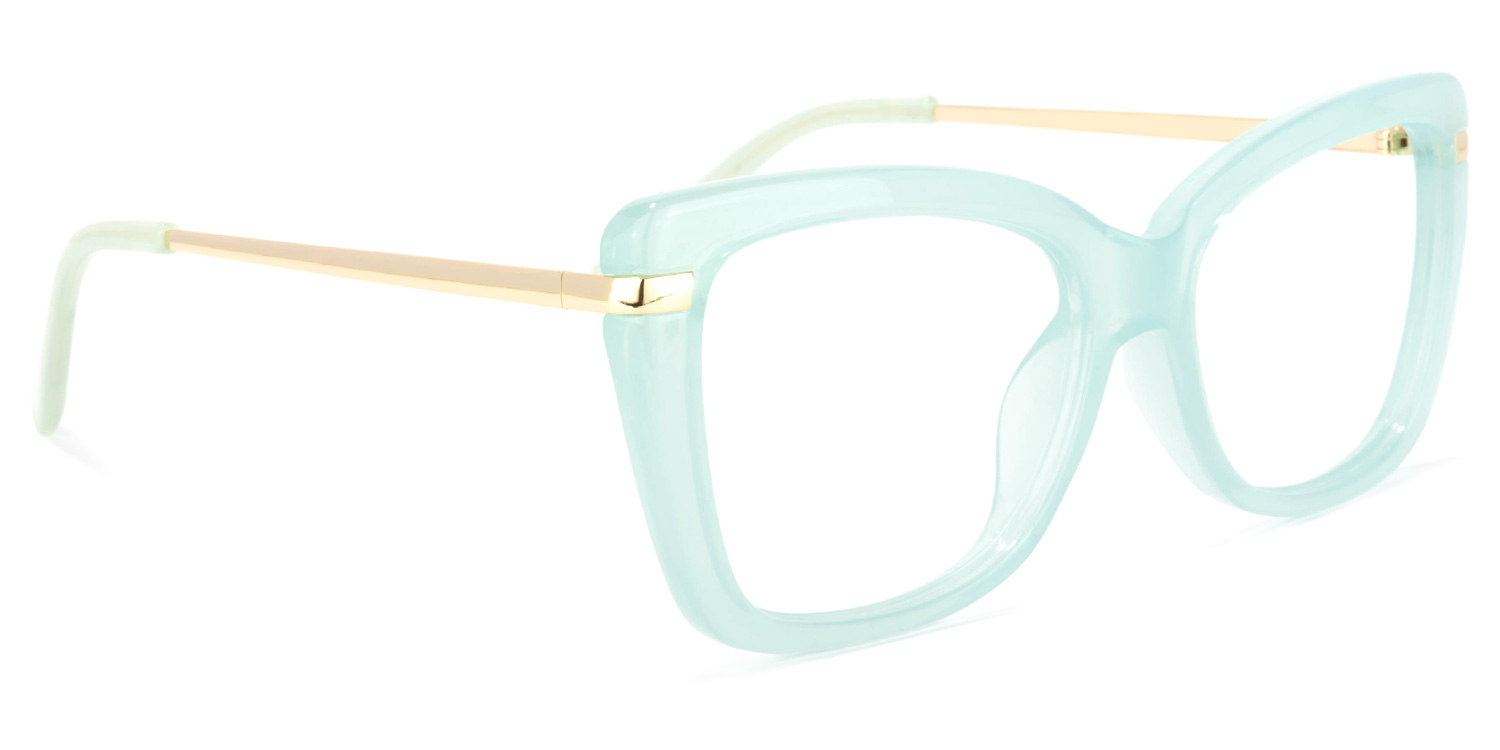 Yulia Cateye Green Glasses | ZEELOOL UK2