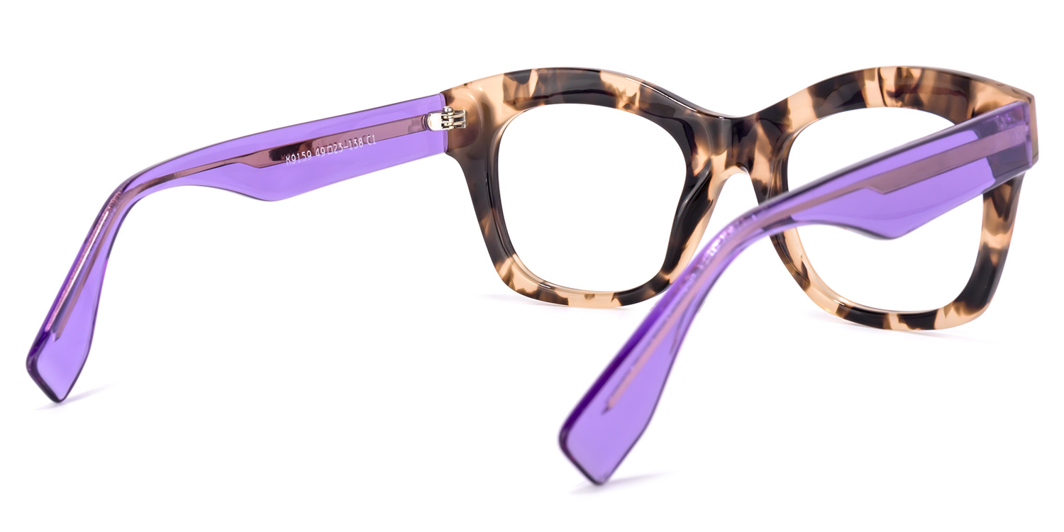 Erfurt Square Tortoise Glasses | ZEELOOL UK4