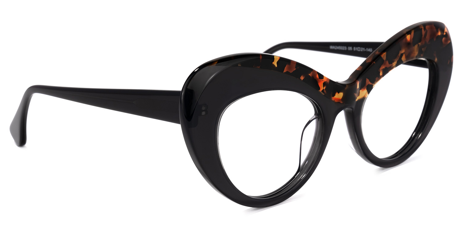 Bellamy Cateye Black-Tortoise Glasses | ZEELOOL UK1