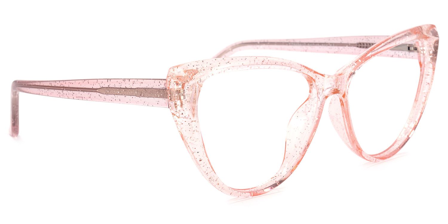 Tarun Cateye Pink Glasses | ZEELOOL UK2