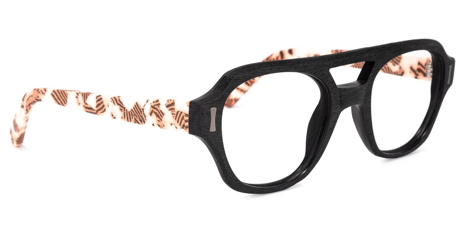 Cordero Round Black Glasses | ZEELOOL UK2
