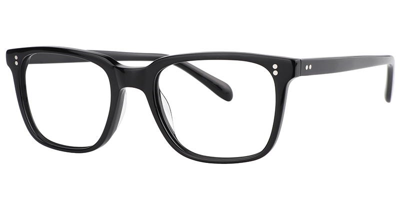 Lamont Rectangle Black Glasses2