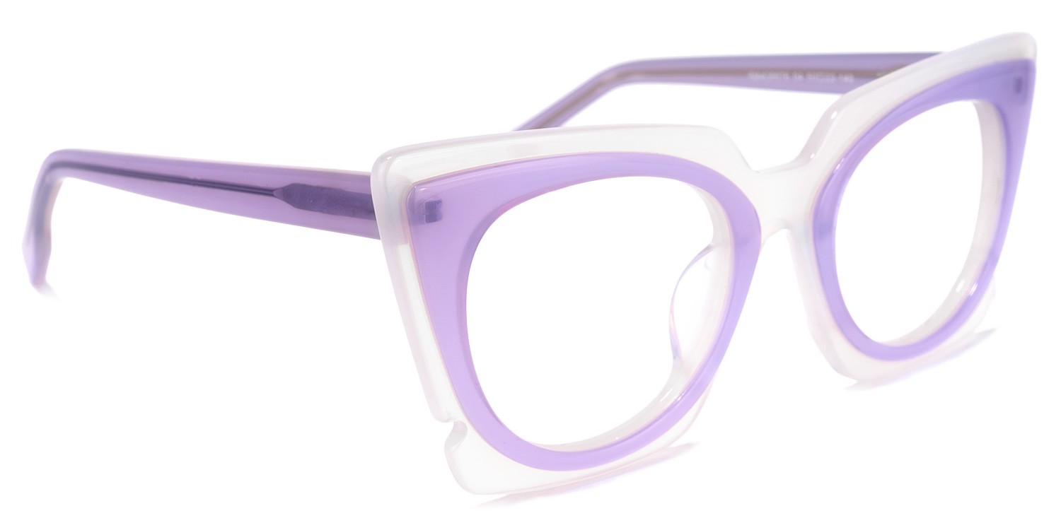 Wingate Cateye Purple Glasses2
