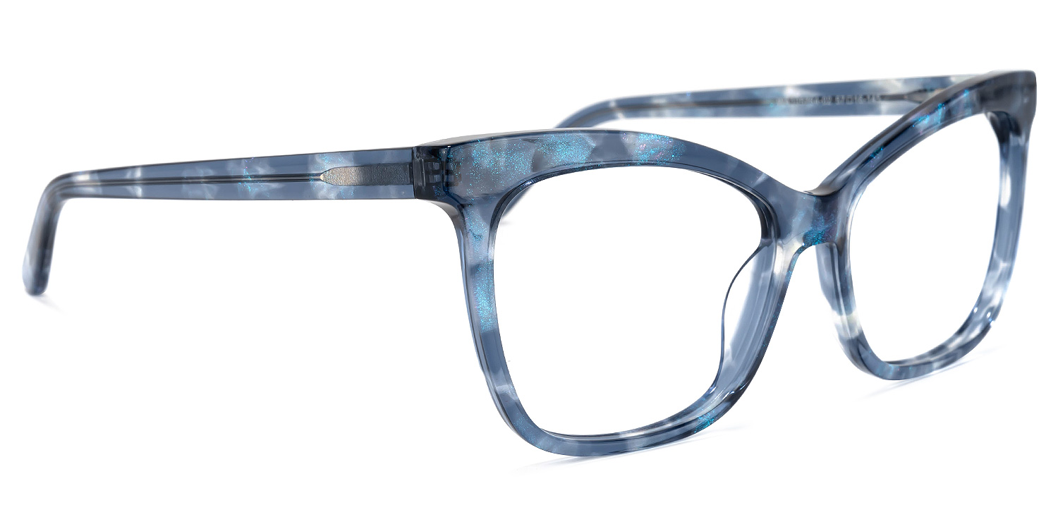 Richardson Cateye Blue Glasses2
