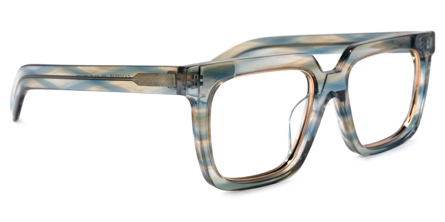 Pitts Square Light-Blue Glasses | ZEELOOL UK2