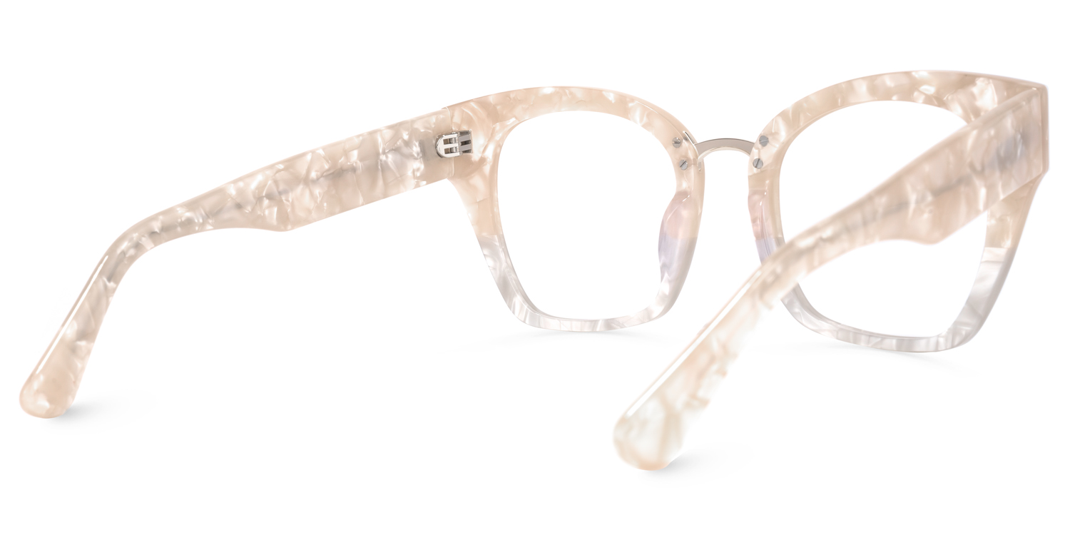 Denis Cat Eye Two-Tone Glasses | ZEELOOL UK4