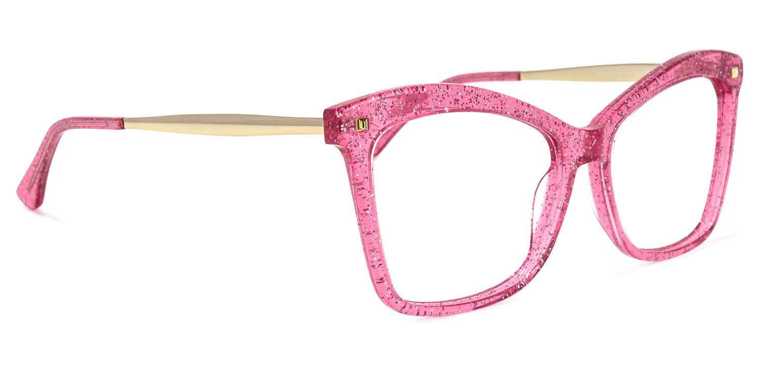 Isaebella Butterfly Bright-Pink Eyeglasses and Fantastic Frame2