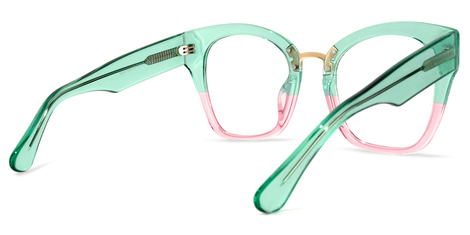 Denis Cat Eye Pink Glasses | ZEELOOL UK4