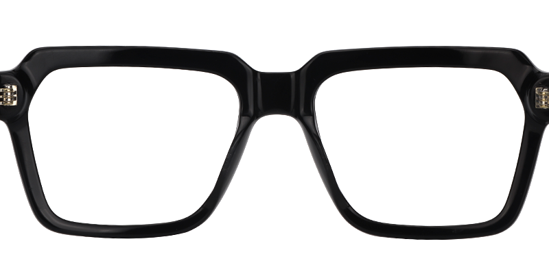 Richard Rectangle Black Glasses5