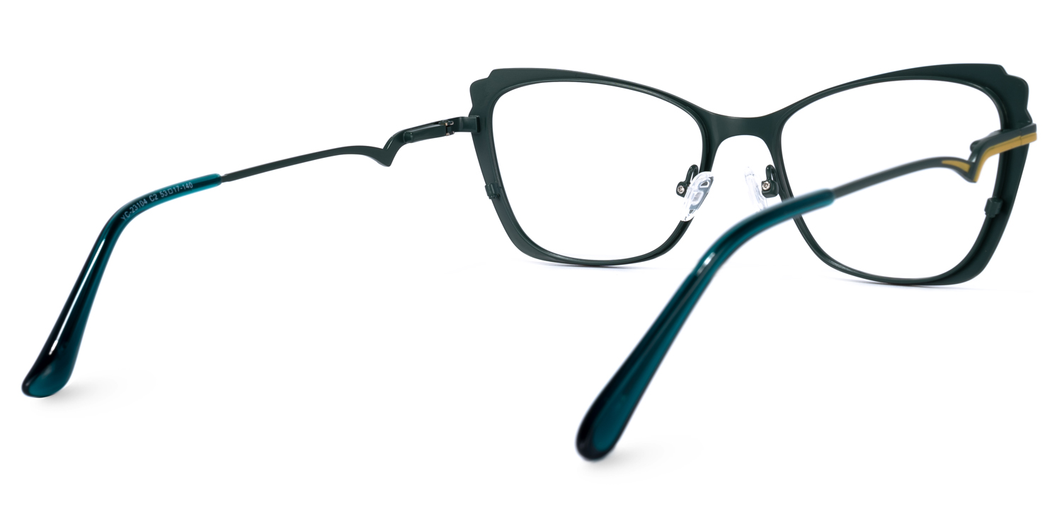 Divas Cateye Green Glasses | ZEELOOL UK4
