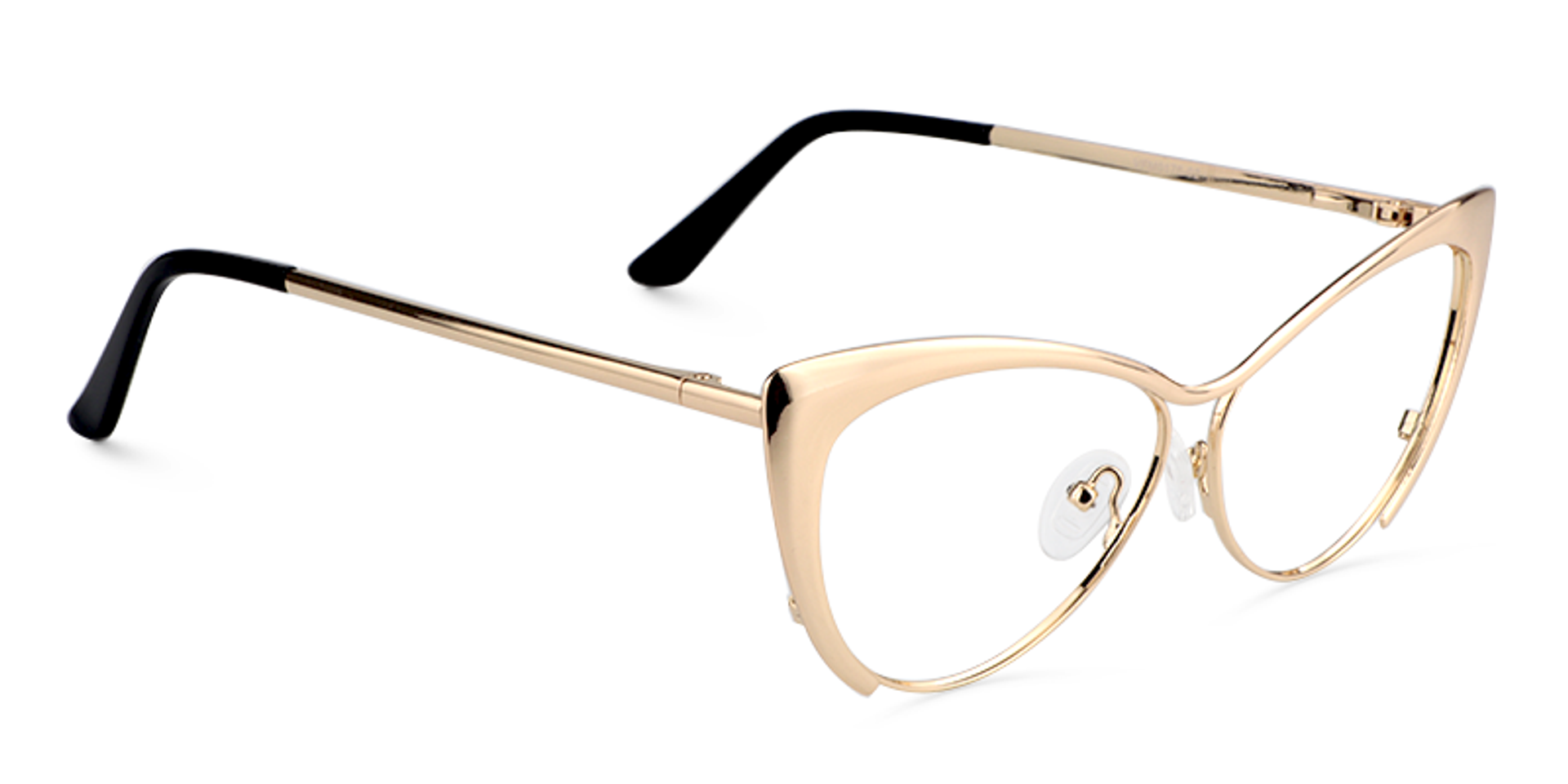 Ellen Cateye Gold Metal Frame Glasses for Women3