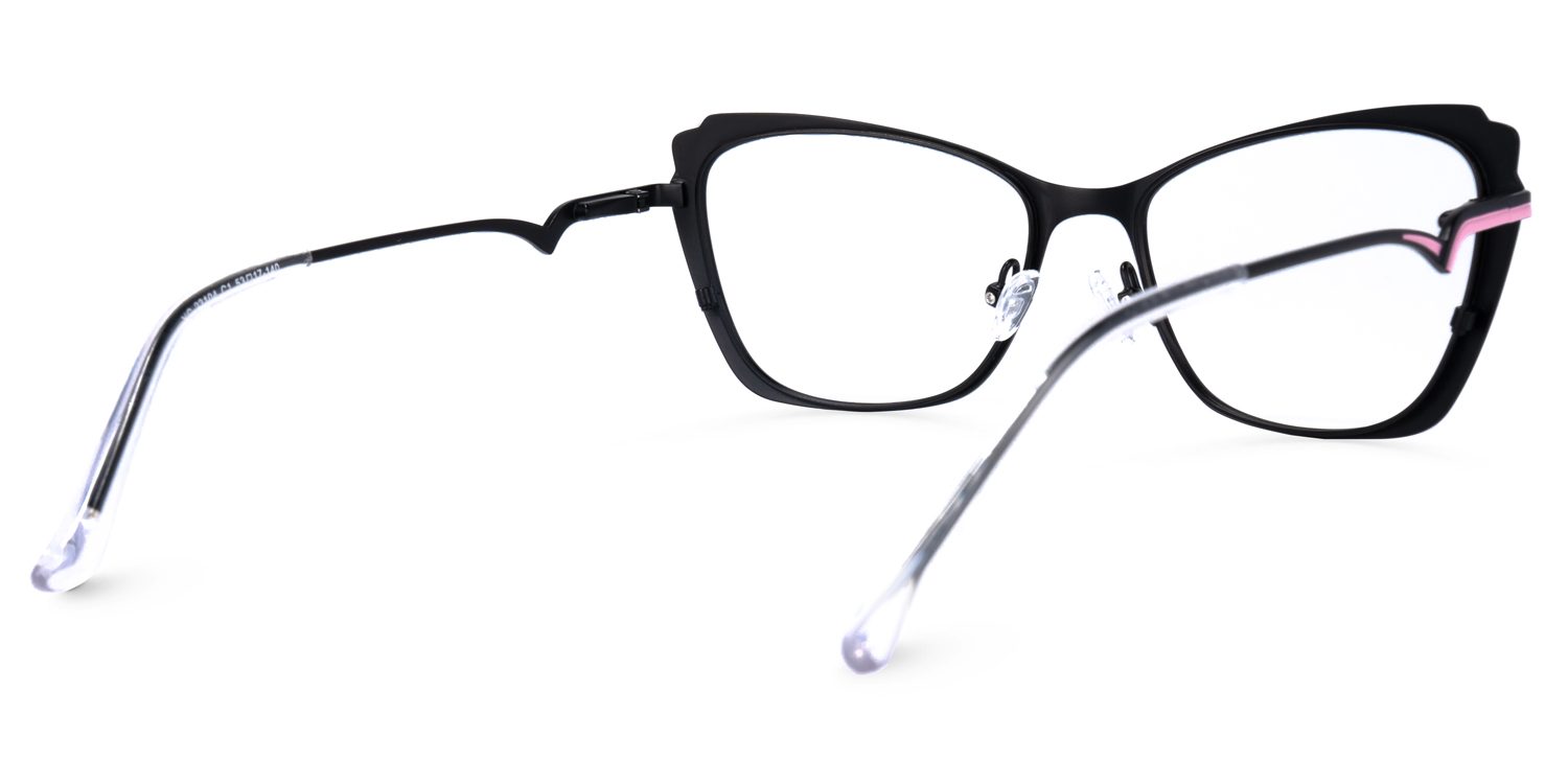 Divas Cateye Black Glasses4