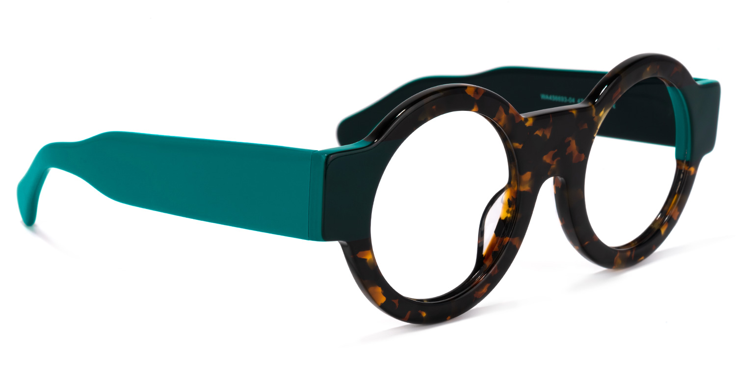 Hardnett Round Tortoise Glasses | ZEELOOL UK2