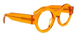 Hardnett Round Orange Glasses2