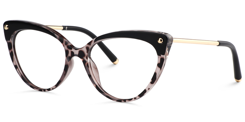 Alivia Cat Eye Black&Tortoise Glasses2