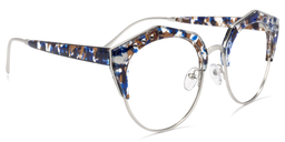 Latoya Geometric Floral Glasses2