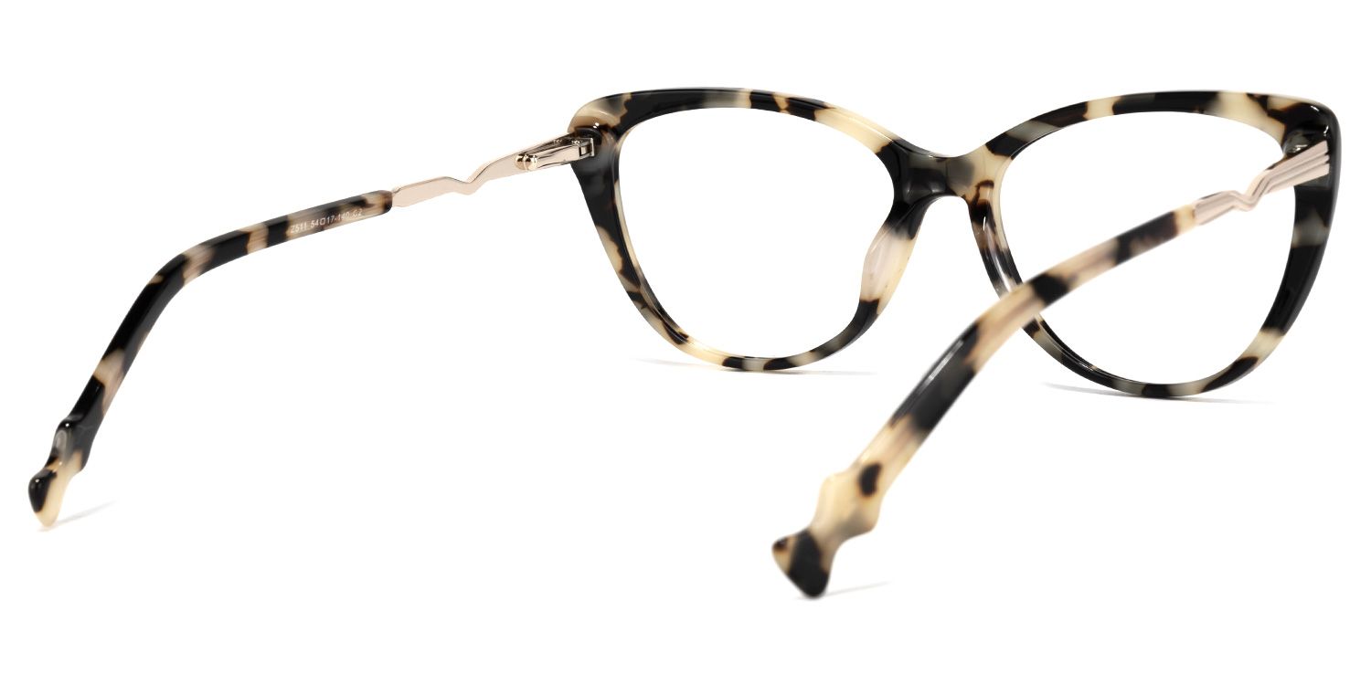 Amena Cateye Light-Tortoise Glasses | ZEELOOL UK4