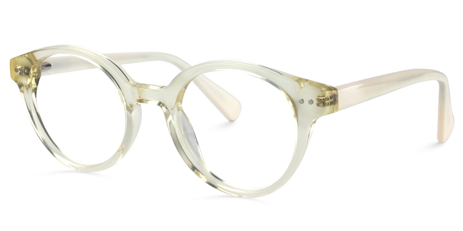 Round Yellow Glasses | ZEELOOL UK2