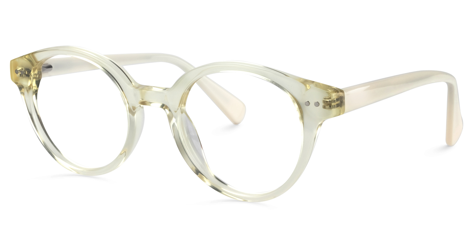 Round Yellow Glasses | ZEELOOL UK2