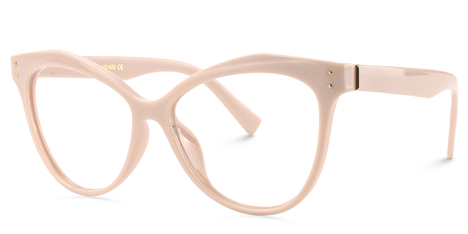 Saul Cateye Pink Glasses3