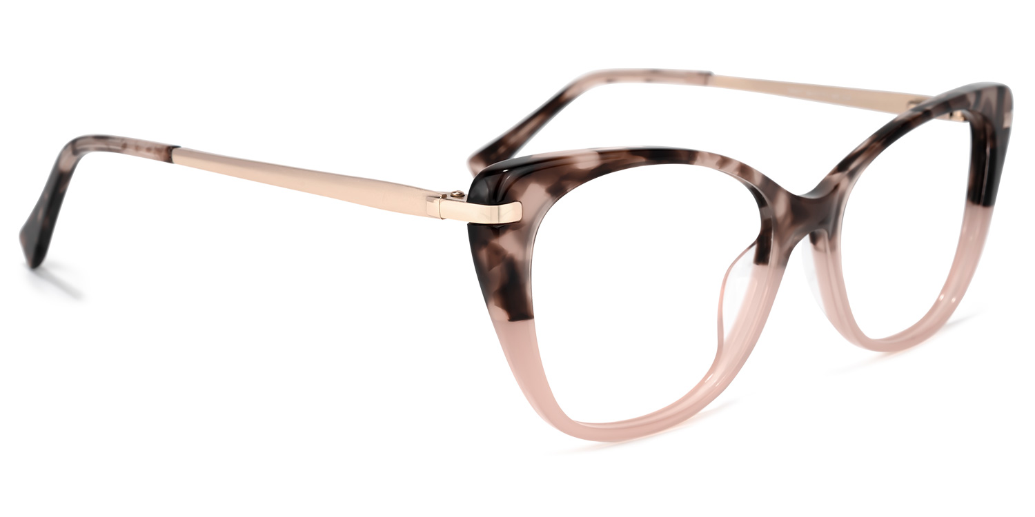 Posey Cateye Two-Tone Glasses | ZEELOOL UK2