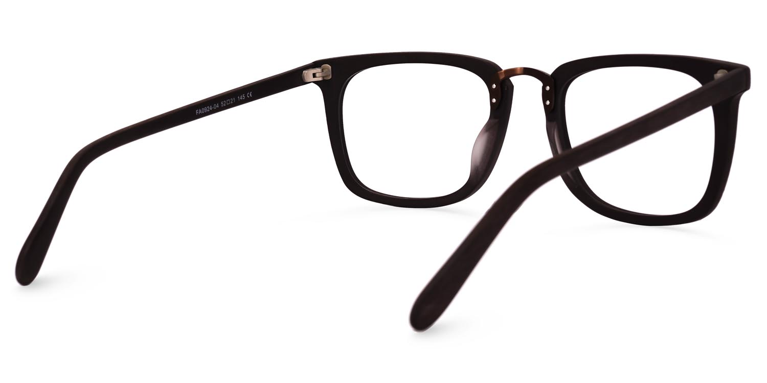 Rectangle Wood Glasses | ZEELOOL UK3