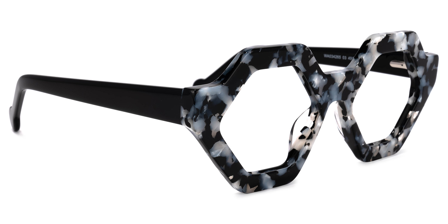 Barreto Geometric Marble Glasses | ZEELOOL UK2