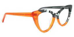 Maxine Orange Cat eye Glasses2