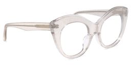 Rosemary Cateye Clear Glasses2