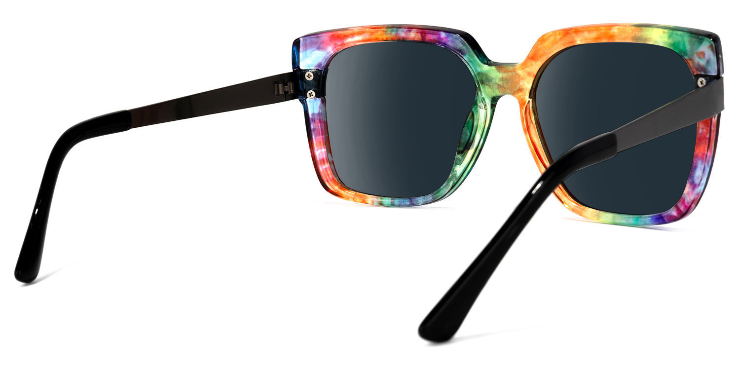 Yaida Square Multicolor Sunglasses3