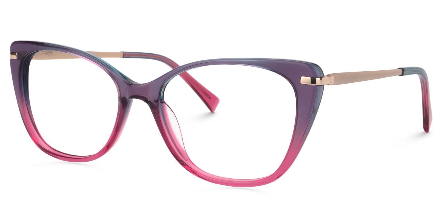 Cat Eye Red Glasses | ZEELOOL UK2