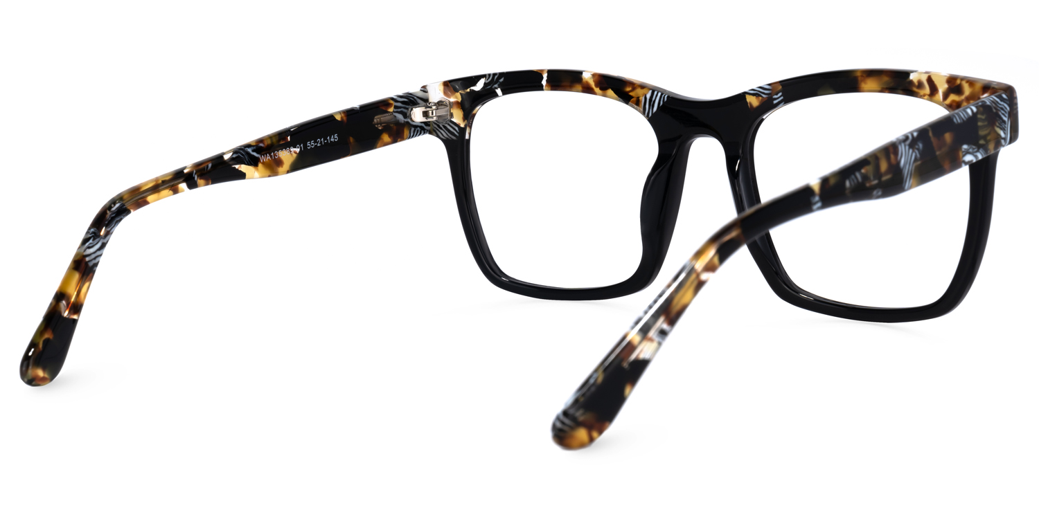 Cohill Square Black Glasses | ZEELOOL UK3