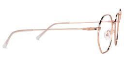 Kaitlyn Geometric Rose-Gold Glasses2