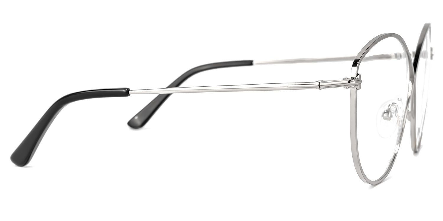 Garcia Geometric Silver Glasses | ZEELOOL UK2