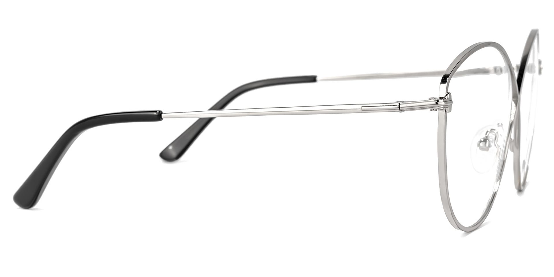 Garcia Geometric Silver Glasses | ZEELOOL UK2