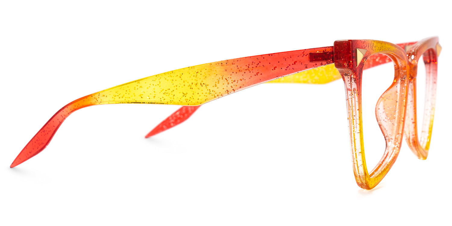 Geometrical Rainbow Eyeglasses | ZEELOOL UK2