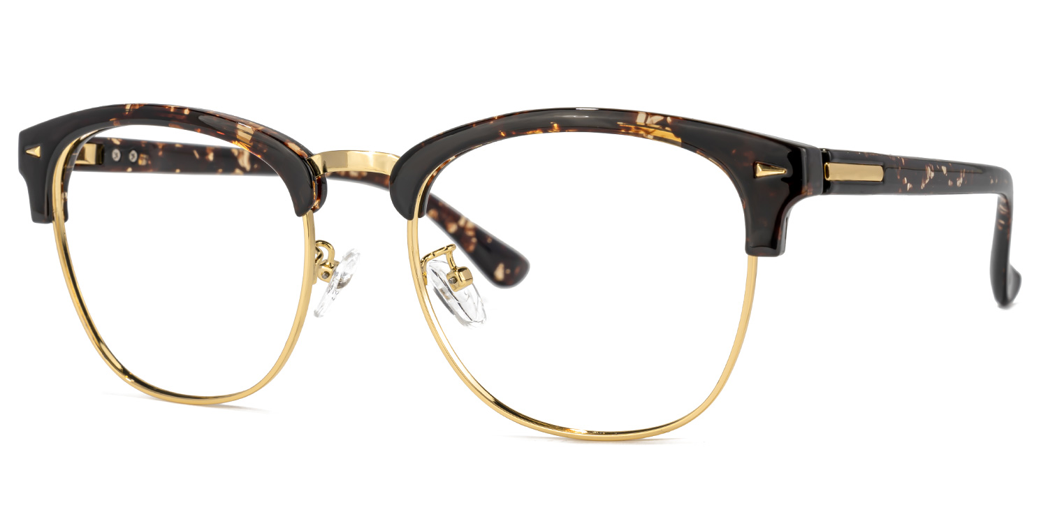 Lasha Browline Gold Glasses | ZEELOOL UK3