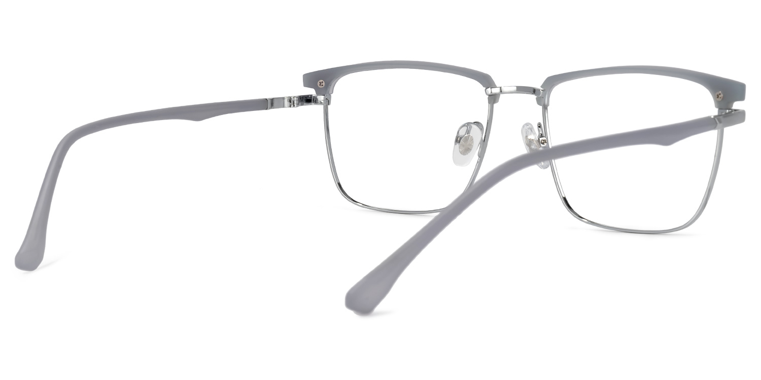 Kierriah Browline Gray Glasses | ZEELOOL UK3