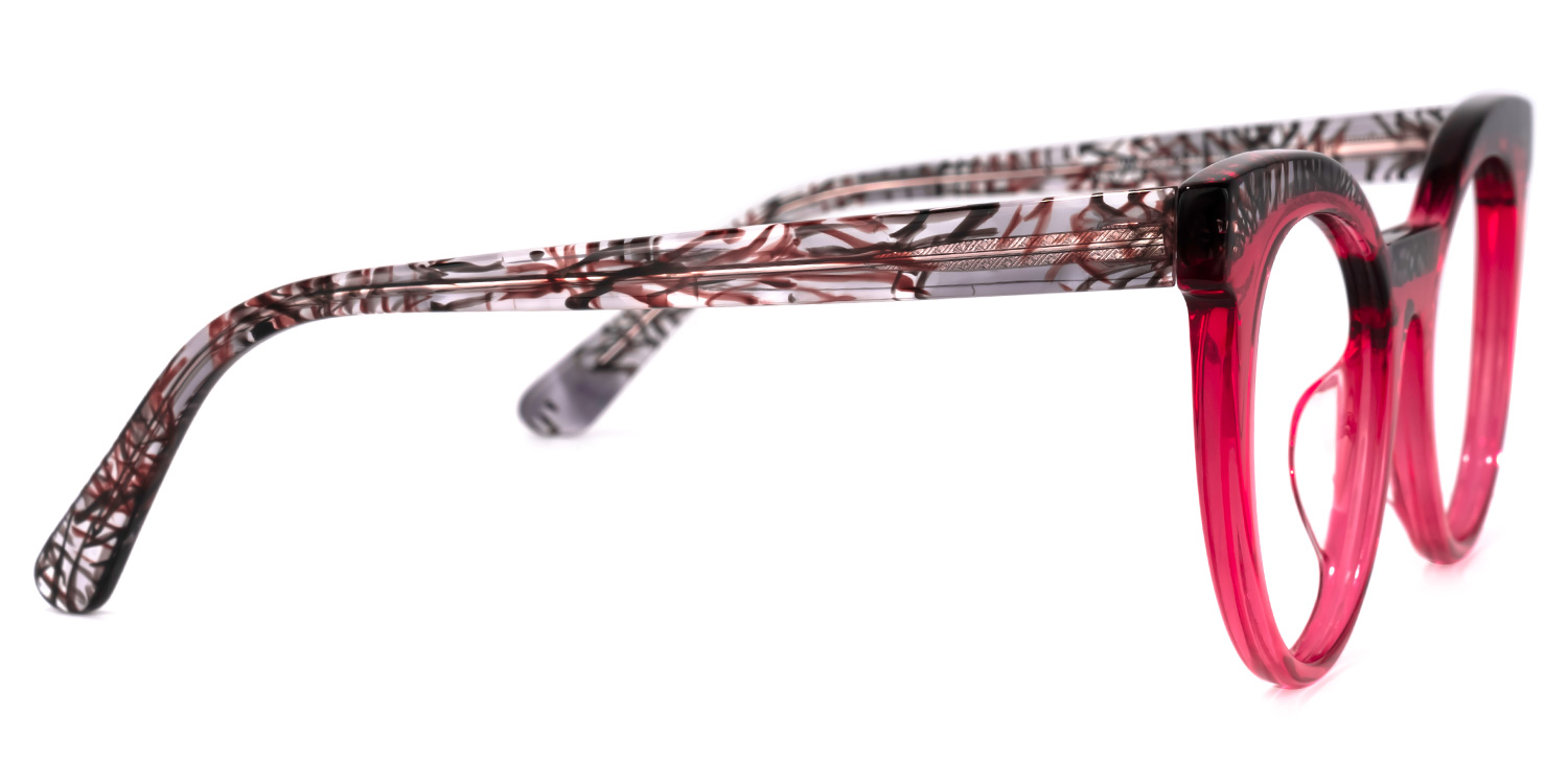 Lismary Cateye Pink Glasses | ZEELOOL UK2