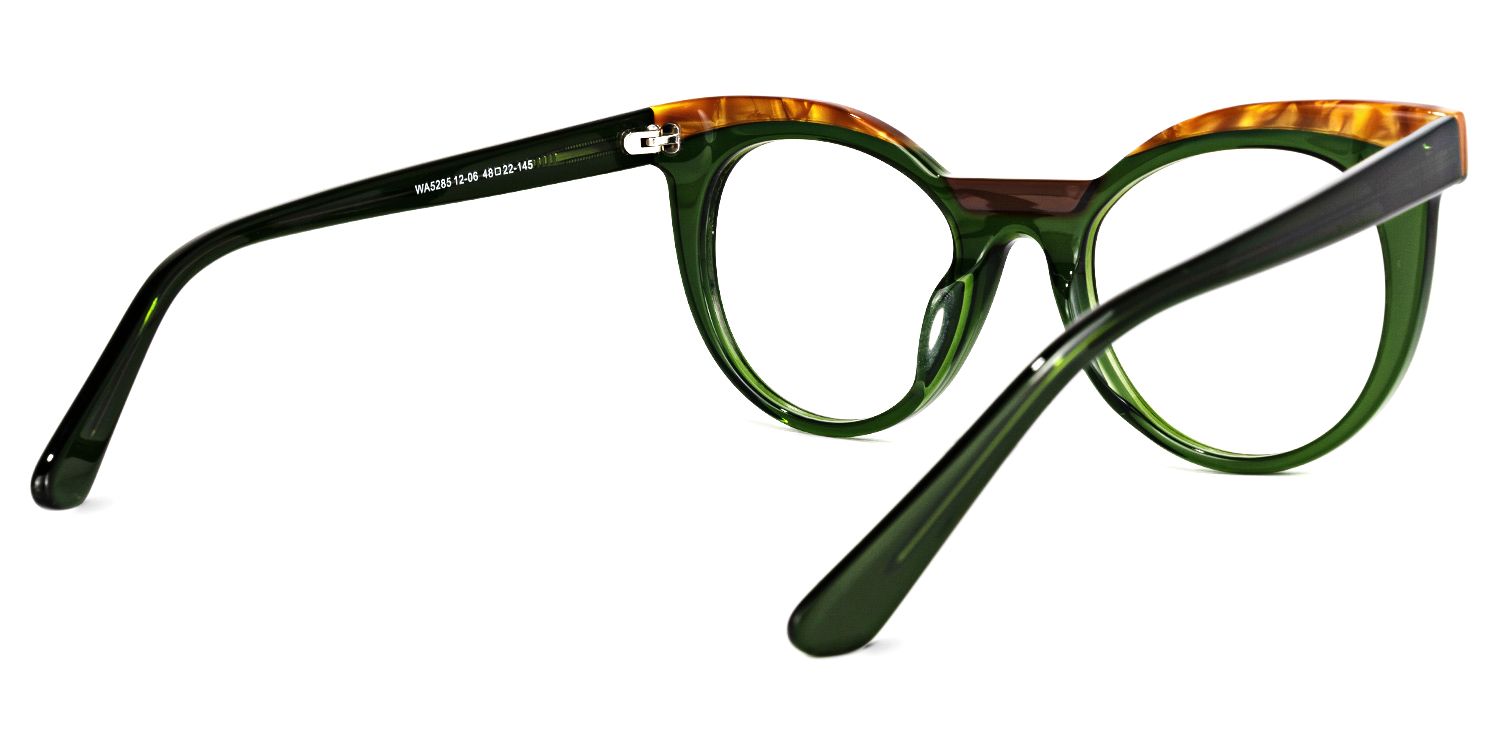 Lismary Cateye Green Glasses | ZEELOOL UK3
