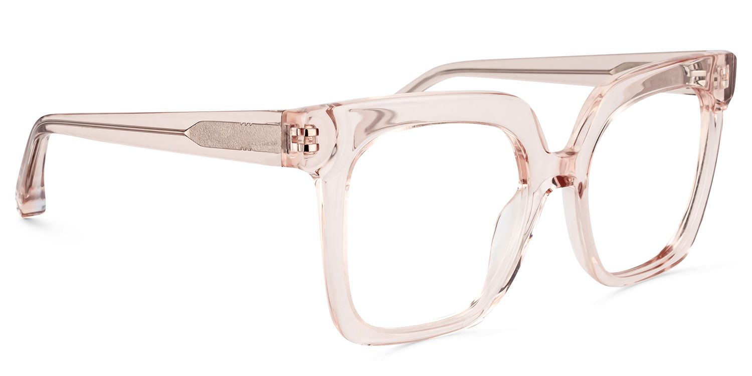 Dexter Square Beige Glasses | ZEELOOL UK1