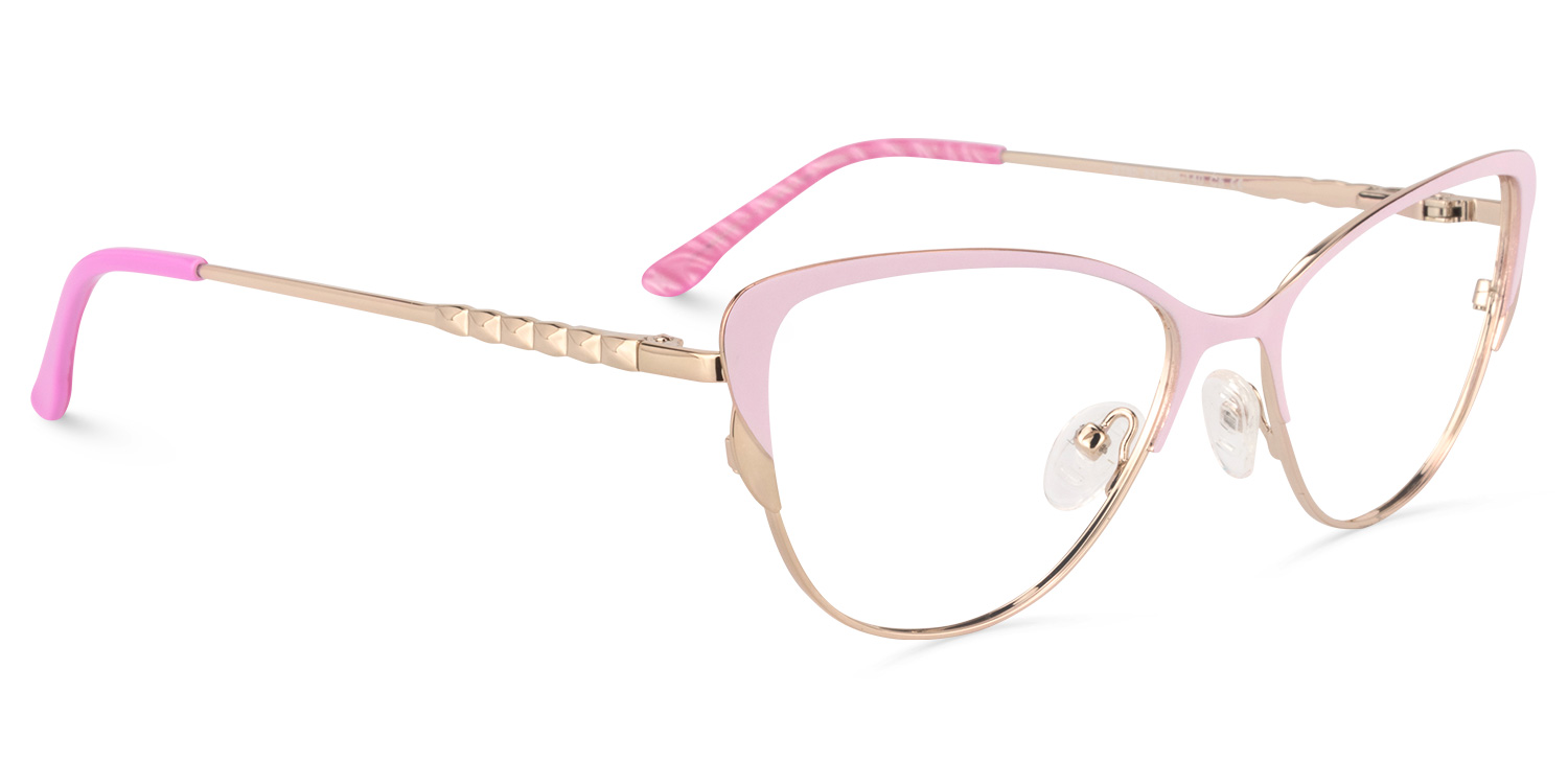 Donald Cat Eye Pink Glasses2